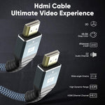 Cáp HDMI 2.0 phiên bản 4K 60Hz, dài 1m, 2m, 3m, 5m