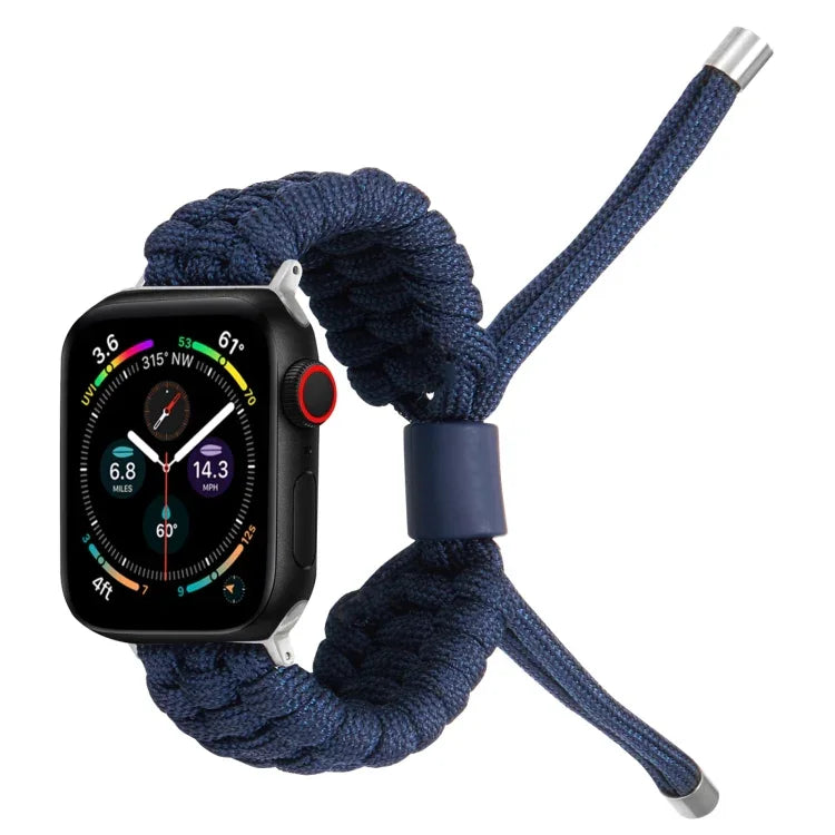 Dây đeo silicone trơn co giãn hình hạt đậu, cho Apple Watch 9 45mm, cho Apple Watch 9 41mm