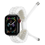 Dây đeo silicone trơn co giãn hình hạt đậu, cho Apple Watch 9 45mm, cho Apple Watch 9 41mm