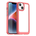 Ốp điện thoại Acrylic + TPU dòng màu sắc, dành cho iPhone 15