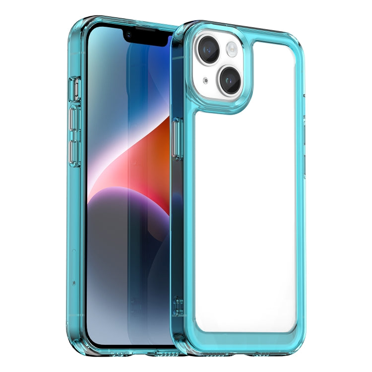 Ốp điện thoại Acrylic + TPU dòng màu sắc, dành cho iPhone 15