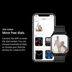 Đồng hồ thông minh sức khỏe GT22 màn hình TFT 1.85 inch dây silicone, Hỗ trợ gọi Bluetooth / Đo oxy máu cao nguyên / Nhiệt độ cơ thể / Rối loạn nhịp tim / Giám sát nhịp tim TI, Dây silicone (Đen), Dây silicone (Đen Bạc)