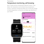 Đồng hồ thông minh sức khỏe GT22 màn hình TFT 1.85 inch dây silicone, Hỗ trợ gọi Bluetooth / Đo oxy máu cao nguyên / Nhiệt độ cơ thể / Rối loạn nhịp tim / Giám sát nhịp tim TI, Dây silicone (Đen), Dây silicone (Đen Bạc)