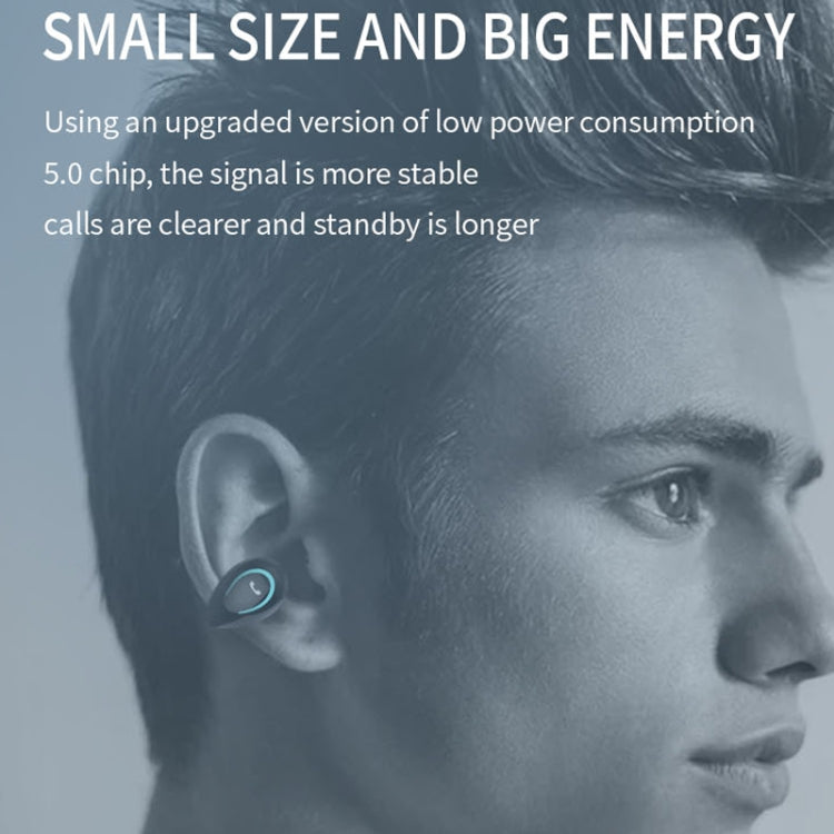 Tai nghe Bluetooth V5.0 không dây siêu nhẹ có móc tai YX08, Stereo hai bên, Đôi