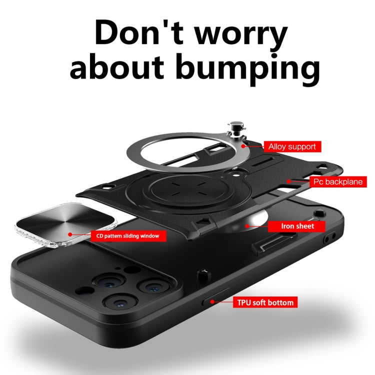Ốp lưng điện thoại có giá đỡ nam châm trượt họa tiết CD, dành cho iPhone 14 Pro Max, dành cho iPhone 13 Pro Max, dành cho iPhone 13 Pro, dành cho iPhone 13, dành cho iPhone 12, dành cho iPhone 12 Pro Max, dành cho iPhone 12 Pro, dành cho iPhone 11 Pro Max