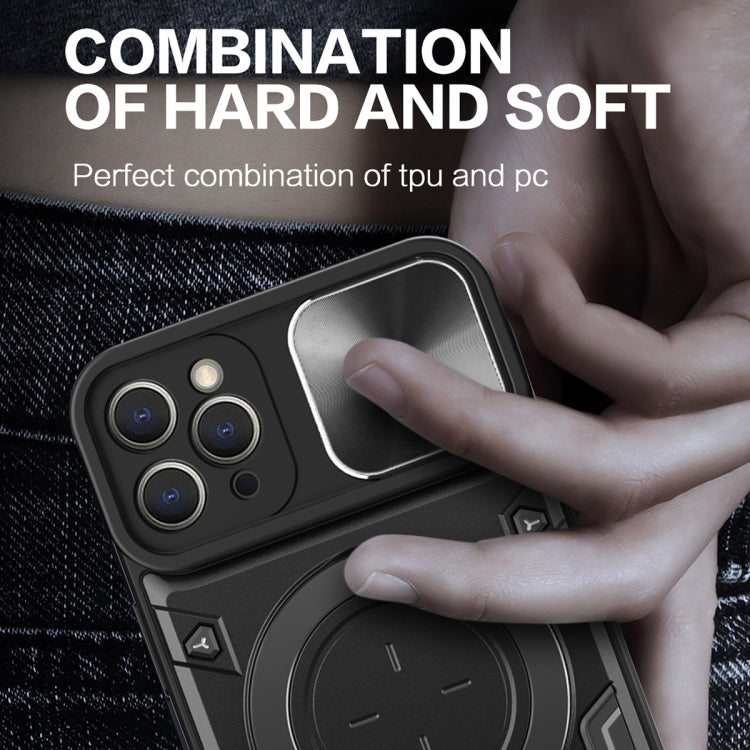 Ốp lưng điện thoại có giá đỡ nam châm trượt họa tiết CD, dành cho iPhone 11, dành cho iPhone 11 Pro