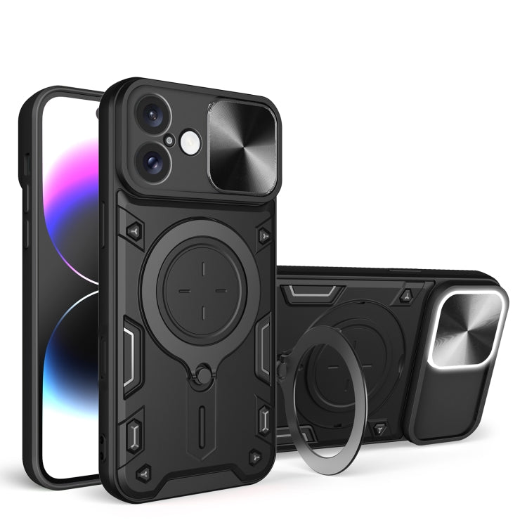 Ốp lưng điện thoại có giá đỡ nam châm trượt họa tiết CD, dành cho iPhone 17e / 16e, dành cho iPhone 17 Pro Max, dành cho iPhone 17 Pro, dành cho iPhone 17, dành cho iPhone Air, dành cho iPhone 16 Pro Max, dành cho iPhone 16 Pro, dành cho iPhone 16 Plus