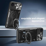 Ốp lưng điện thoại có giá đỡ nam châm trượt họa tiết CD, dành cho iPhone 17e / 16e, dành cho iPhone 17 Pro Max, dành cho iPhone 17 Pro, dành cho iPhone 17, dành cho iPhone Air, dành cho iPhone 16 Pro Max, dành cho iPhone 16 Pro, dành cho iPhone 16 Plus