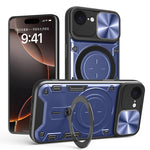 Ốp lưng điện thoại có giá đỡ nam châm trượt họa tiết CD, dành cho iPhone 17e / 16e, dành cho iPhone 17 Pro Max, dành cho iPhone 17 Pro, dành cho iPhone 17, dành cho iPhone Air, dành cho iPhone 16 Pro Max, dành cho iPhone 16 Pro, dành cho iPhone 16 Plus