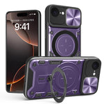 Ốp lưng điện thoại có giá đỡ nam châm trượt họa tiết CD, dành cho iPhone 17e / 16e, dành cho iPhone 17 Pro Max, dành cho iPhone 17 Pro, dành cho iPhone 17, dành cho iPhone Air, dành cho iPhone 16 Pro Max, dành cho iPhone 16 Pro, dành cho iPhone 16 Plus