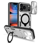 Ốp lưng điện thoại có giá đỡ nam châm trượt họa tiết CD, dành cho iPhone 17e / 16e, dành cho iPhone 17 Pro Max, dành cho iPhone 17 Pro, dành cho iPhone 17, dành cho iPhone Air, dành cho iPhone 16 Pro Max, dành cho iPhone 16 Pro, dành cho iPhone 16 Plus
