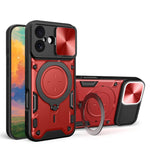 Ốp lưng điện thoại có giá đỡ nam châm trượt họa tiết CD, dành cho iPhone 17e / 16e, dành cho iPhone 17 Pro Max, dành cho iPhone 17 Pro, dành cho iPhone 17, dành cho iPhone Air, dành cho iPhone 16 Pro Max, dành cho iPhone 16 Pro, dành cho iPhone 16 Plus