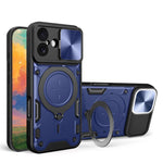 Ốp lưng điện thoại có giá đỡ nam châm trượt họa tiết CD, dành cho iPhone 17e / 16e, dành cho iPhone 17 Pro Max, dành cho iPhone 17 Pro, dành cho iPhone 17, dành cho iPhone Air, dành cho iPhone 16 Pro Max, dành cho iPhone 16 Pro, dành cho iPhone 16 Plus