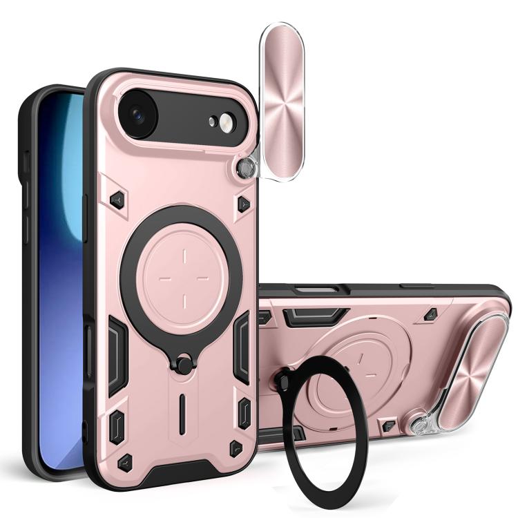 Ốp lưng điện thoại có giá đỡ nam châm trượt họa tiết CD, dành cho iPhone 17e / 16e, dành cho iPhone 17 Pro Max, dành cho iPhone 17 Pro, dành cho iPhone 17, dành cho iPhone Air, dành cho iPhone 16 Pro Max, dành cho iPhone 16 Pro, dành cho iPhone 16 Plus