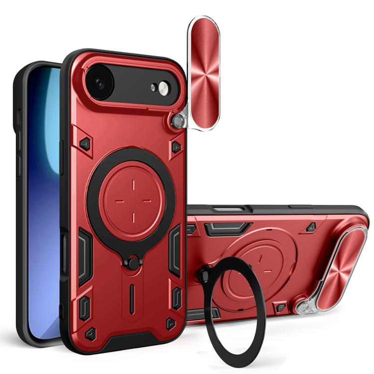 Ốp lưng điện thoại có giá đỡ nam châm trượt họa tiết CD, dành cho iPhone 17e / 16e, dành cho iPhone 17 Pro Max, dành cho iPhone 17 Pro, dành cho iPhone 17, dành cho iPhone Air, dành cho iPhone 16 Pro Max, dành cho iPhone 16 Pro, dành cho iPhone 16 Plus