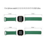 Dây đồng hồ silicone từ tính Loop, dành cho Apple Watch Series 10 46mm, dành cho Apple Watch Series 10 42mm, dành cho Apple Watch SE 2023 44mm