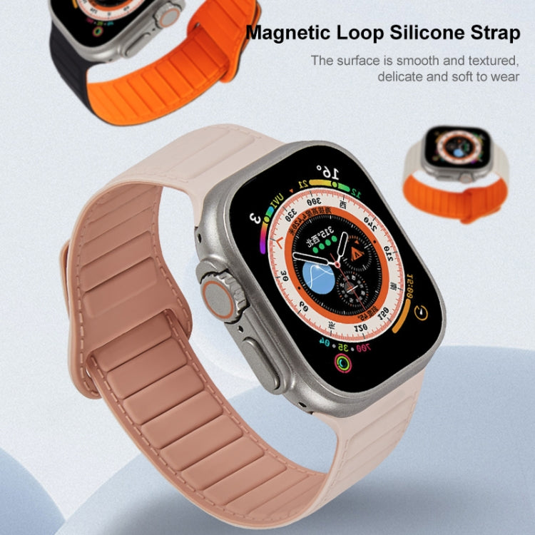 Dây đồng hồ silicone từ tính Loop, dành cho Apple Watch Series 10 46mm, dành cho Apple Watch Series 10 42mm, dành cho Apple Watch SE 2023 44mm