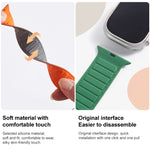 Dây đồng hồ silicone vòng nam châm, dành cho Apple Watch 4 40mm, dành cho Apple Watch 3 38mm, dành cho Apple Watch 3 42mm