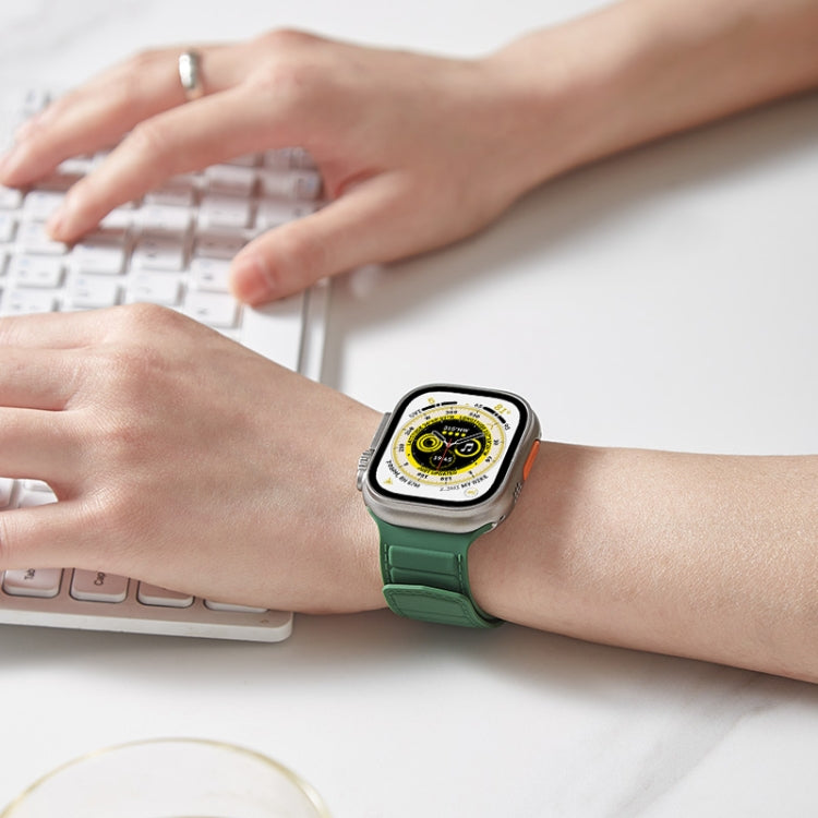 Dây đồng hồ silicone từ tính Loop, dành cho Apple Watch Series 10 46mm, dành cho Apple Watch Series 10 42mm, dành cho Apple Watch SE 2023 44mm