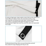 Màn chiếu máy chiếu polyester mỏng gập đơn giản, 30 inch 16:9, 150 inch 4:3, 180 inch 16:9, 150 inch 16:9, 200 inch 16:9
