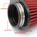 XH-UN073 Mushroom Head Style Car Modified Air Filter Motorcycle Exhaust Filter, 51mm, 55mm, 60mm