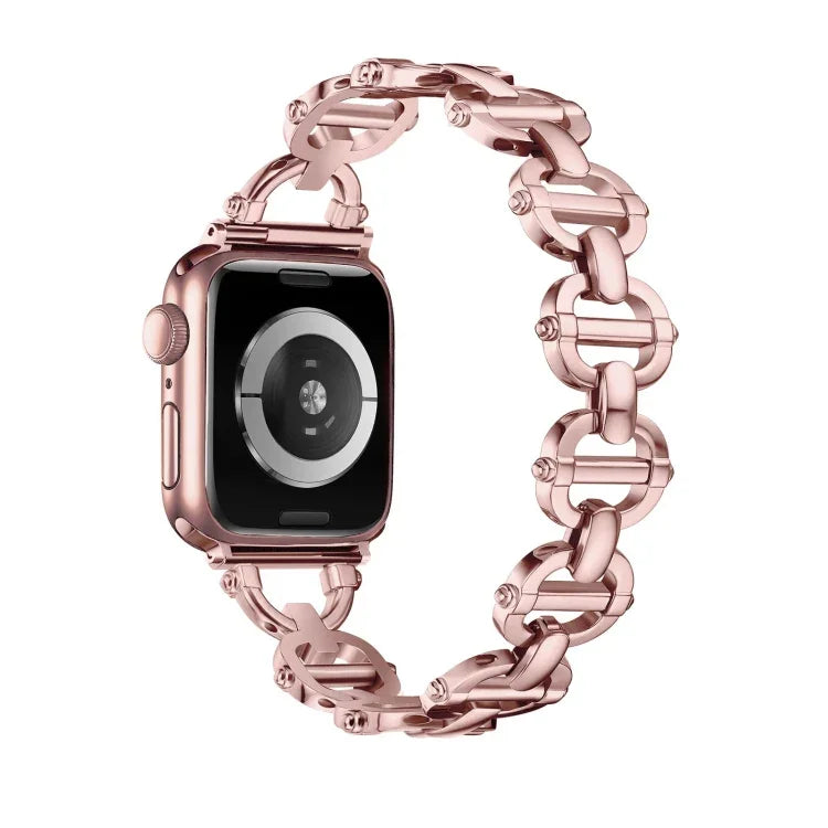 Dây đeo kim loại khóa thang, cho Apple Watch Ultra 49mm, cho Apple Watch 8 41mm, cho Apple Watch 8 45mm, cho Apple Watch SE 2022 40mm, cho Apple Watch SE 2022 44mm, cho Apple Watch 7 41mm, cho Apple Watch 7 45mm, cho Apple Watch SE 40mm