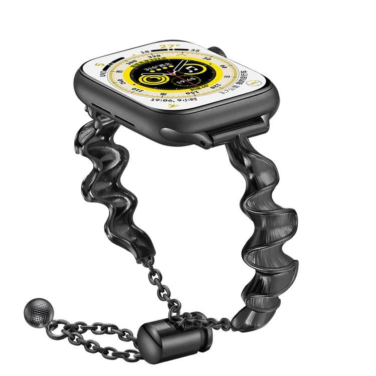 Dây đeo kim loại dạng sóng ruy băng, dành cho Apple Watch 2 42mm, Apple Watch 2 38mm, Apple Watch 42mm, Apple Watch 38mm