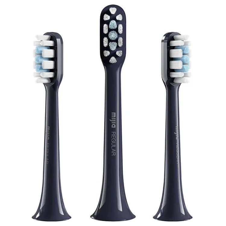 Bộ 3 đầu bàn chải tiêu chuẩn cho bàn chải điện Xiaomi Mijia Sonic T301 / T302, bàn chải T301 & T302 (trắng), bàn chải T301 & T302 (đen)