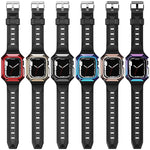 Dây đeo đồng hồ TPU liền khối Armor Case, dành cho Apple Watch SE 2025 / 2023 44mm, Apple Watch SE 2025 / 2023 40mm, Apple Watch Series 11 / 10 42mm, Apple Watch Ultra 3 / 2 49mm, Apple Watch 9 45mm, Apple Watch 9 41mm