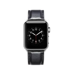 Dây đồng hồ da thuộc hạt thô Crazy Horse, dành cho Apple Watch Series 7 41mm / 6 & SE & 5 & 4 40mm / 3 & 2 & 1 38mm, dành cho Apple Watch Series 7 45mm / 6 & SE & 5 & 4 44mm / 3 & 2 & 1 42mm