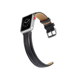 Dây đồng hồ da thuộc hạt thô Crazy Horse, dành cho Apple Watch Series 7 41mm / 6 & SE & 5 & 4 40mm / 3 & 2 & 1 38mm, dành cho Apple Watch Series 7 45mm / 6 & SE & 5 & 4 44mm / 3 & 2 & 1 42mm