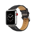 Dây đồng hồ da thuộc hạt thô Crazy Horse, dành cho Apple Watch Series 7 41mm / 6 & SE & 5 & 4 40mm / 3 & 2 & 1 38mm, dành cho Apple Watch Series 7 45mm / 6 & SE & 5 & 4 44mm / 3 & 2 & 1 42mm