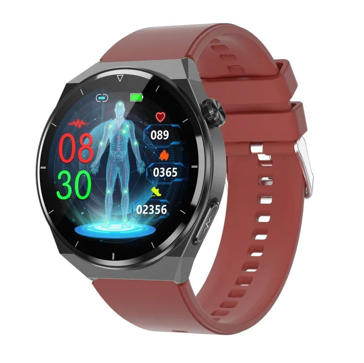 Đồng hồ thông minh TK20 màn hình 1.39 inch dây silicone, Hỗ trợ ECG / Chăm sóc gia đình từ xa / Giám sát nhiệt độ cơ thể, Dây silicone (Đỏ), Dây silicone (Đen), Dây silicone (Xanh dương)