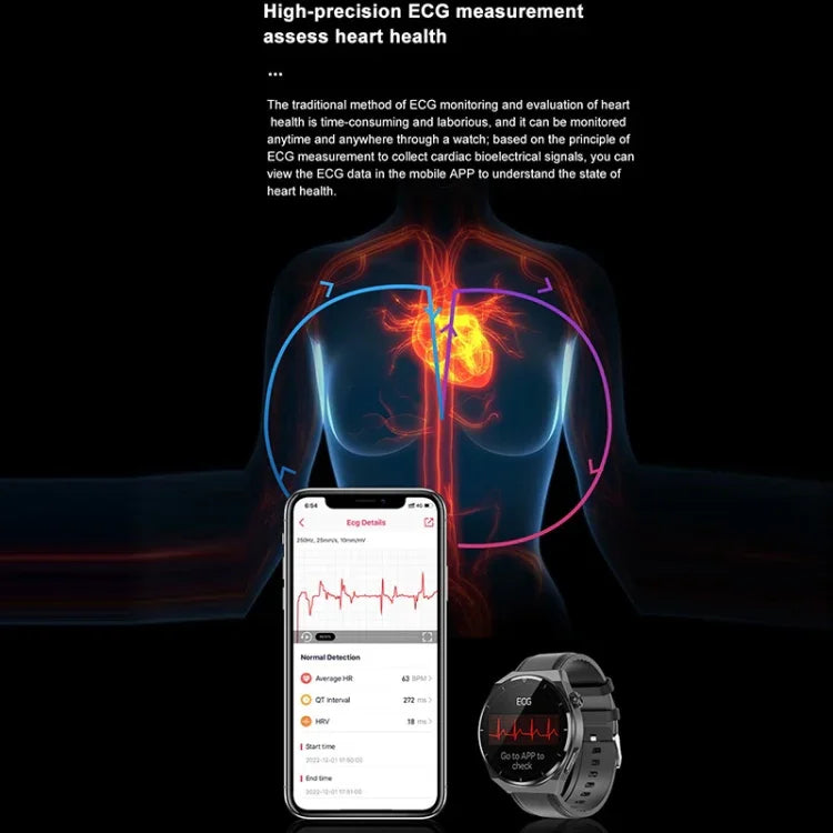 Đồng hồ thông minh TK20 màn hình 1.39 inch dây silicone, Hỗ trợ ECG / Chăm sóc gia đình từ xa / Giám sát nhiệt độ cơ thể, Dây silicone (Đỏ), Dây silicone (Đen), Dây silicone (Xanh dương)
