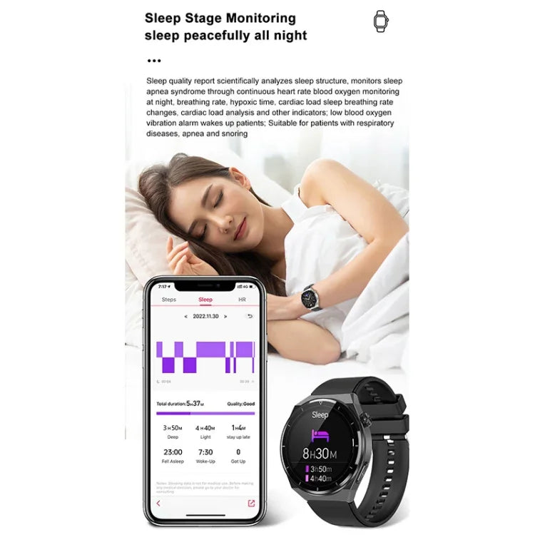 Đồng hồ thông minh TK20 màn hình 1.39 inch dây silicone, Hỗ trợ ECG / Chăm sóc gia đình từ xa / Giám sát nhiệt độ cơ thể, Dây silicone (Đỏ), Dây silicone (Đen), Dây silicone (Xanh dương)