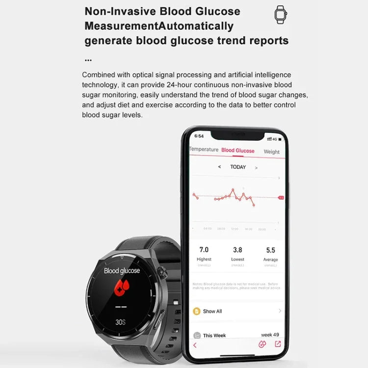Đồng hồ thông minh TK20 màn hình 1.39 inch dây silicone, Hỗ trợ ECG / Chăm sóc gia đình từ xa / Giám sát nhiệt độ cơ thể, Dây silicone (Đỏ), Dây silicone (Đen), Dây silicone (Xanh dương)