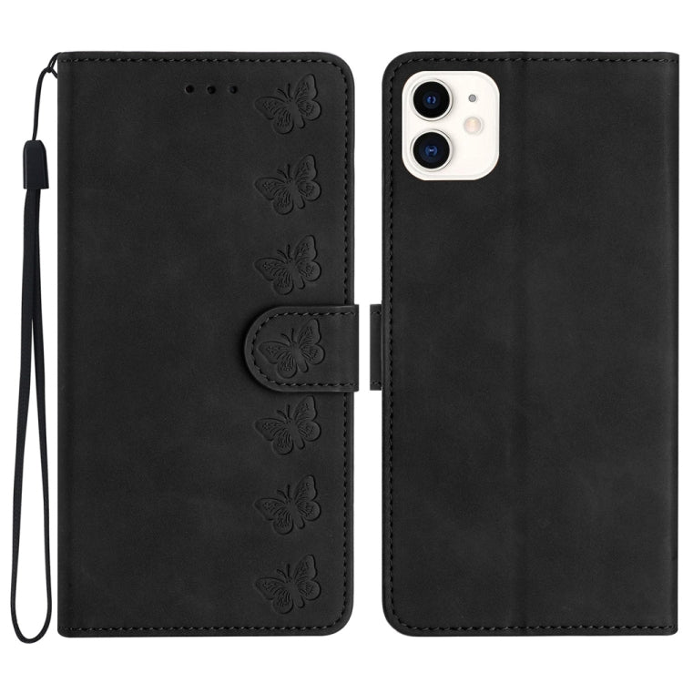 Bao da điện thoại dập nổi bảy con bướm, dành cho iPhone 14 Pro Max, iPhone 13 Pro Max, iPhone 13 Pro, iPhone 13, iPhone 13 mini, iPhone 12, iPhone 12 Pro Max, iPhone 12 Pro
