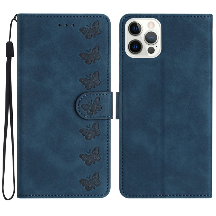Ốp lưng điện thoại da dập nổi bảy con bướm, dành cho iPhone 16e / 17e, dành cho iPhone 17 Pro Max, dành cho iPhone 17 Pro, dành cho iPhone 17, dành cho iPhone Air, dành cho iPhone 16 Pro Max, dành cho iPhone 16 Pro, dành cho iPhone 16 Plus