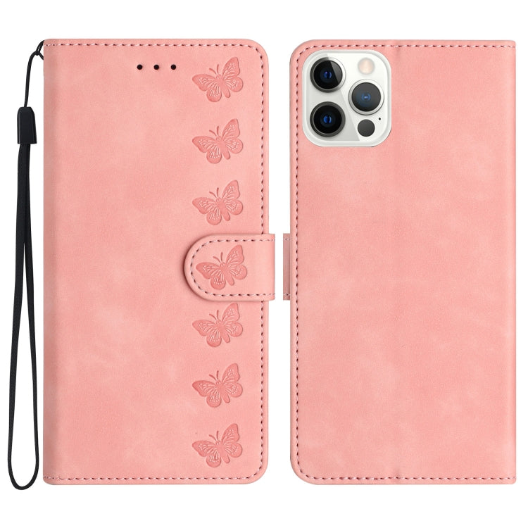 Ốp lưng điện thoại da dập nổi bảy con bướm, dành cho iPhone 16e / 17e, dành cho iPhone 17 Pro Max, dành cho iPhone 17 Pro, dành cho iPhone 17, dành cho iPhone Air, dành cho iPhone 16 Pro Max, dành cho iPhone 16 Pro, dành cho iPhone 16 Plus