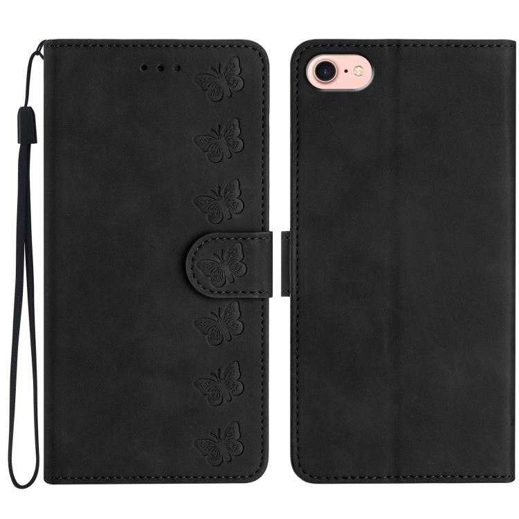 Ốp lưng điện thoại da dập nổi bảy con bướm, dành cho iPhone 16e / 17e, dành cho iPhone 17 Pro Max, dành cho iPhone 17 Pro, dành cho iPhone 17, dành cho iPhone Air, dành cho iPhone 16 Pro Max, dành cho iPhone 16 Pro, dành cho iPhone 16 Plus