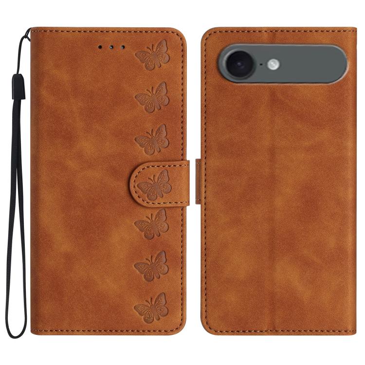 Ốp lưng điện thoại da dập nổi bảy con bướm, dành cho iPhone 16e / 17e, dành cho iPhone 17 Pro Max, dành cho iPhone 17 Pro, dành cho iPhone 17, dành cho iPhone Air, dành cho iPhone 16 Pro Max, dành cho iPhone 16 Pro, dành cho iPhone 16 Plus