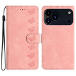 Ốp lưng điện thoại da dập nổi bảy con bướm, dành cho iPhone 16e / 17e, dành cho iPhone 17 Pro Max, dành cho iPhone 17 Pro, dành cho iPhone 17, dành cho iPhone Air, dành cho iPhone 16 Pro Max, dành cho iPhone 16 Pro, dành cho iPhone 16 Plus