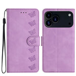 Ốp lưng điện thoại da dập nổi bảy con bướm, dành cho iPhone 16e / 17e, dành cho iPhone 17 Pro Max, dành cho iPhone 17 Pro, dành cho iPhone 17, dành cho iPhone Air, dành cho iPhone 16 Pro Max, dành cho iPhone 16 Pro, dành cho iPhone 16 Plus