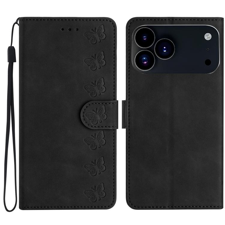 Ốp lưng điện thoại da dập nổi bảy con bướm, dành cho iPhone 16e / 17e, dành cho iPhone 17 Pro Max, dành cho iPhone 17 Pro, dành cho iPhone 17, dành cho iPhone Air, dành cho iPhone 16 Pro Max, dành cho iPhone 16 Pro, dành cho iPhone 16 Plus