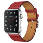 Dây đồng hồ thay thế bằng da, dành cho Apple Watch Series 7 41mm / 6 & SE & 5 & 4 40mm / 3 & 2 & 1 38mm, dành cho Apple Watch Series 7 45mm / 6 & SE & 5 & 4 44mm / 3 & 2 & 1 42mm