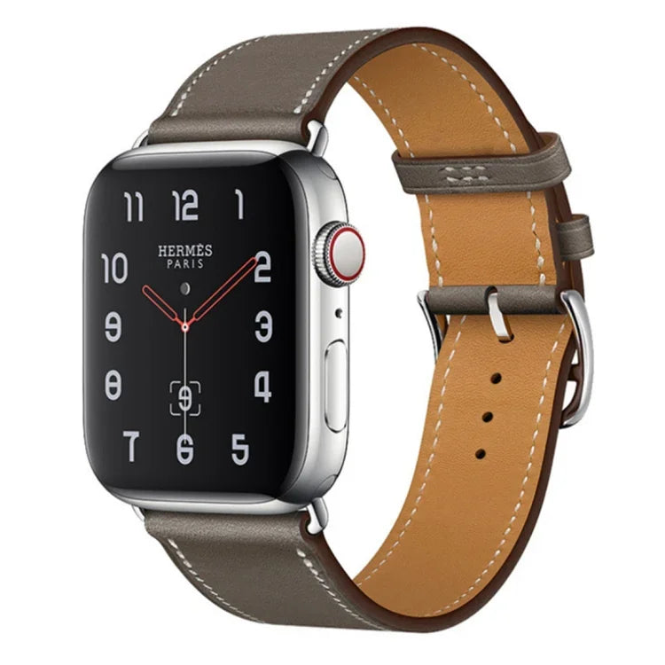 Dây đồng hồ thay thế bằng da, dành cho Apple Watch Series 7 41mm / 6 & SE & 5 & 4 40mm / 3 & 2 & 1 38mm, dành cho Apple Watch Series 7 45mm / 6 & SE & 5 & 4 44mm / 3 & 2 & 1 42mm