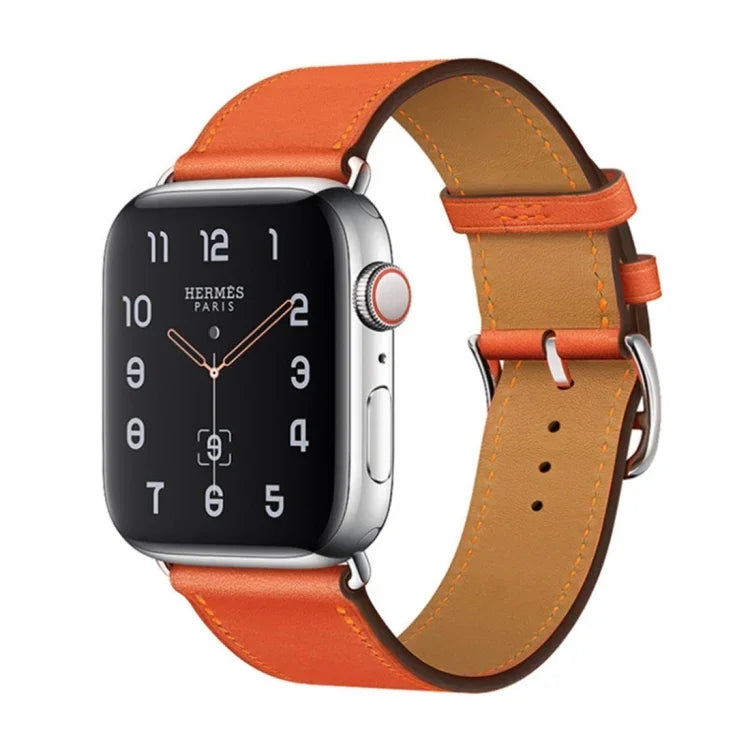 Dây đồng hồ thay thế bằng da, dành cho Apple Watch Series 7 41mm / 6 & SE & 5 & 4 40mm / 3 & 2 & 1 38mm, dành cho Apple Watch Series 7 45mm / 6 & SE & 5 & 4 44mm / 3 & 2 & 1 42mm