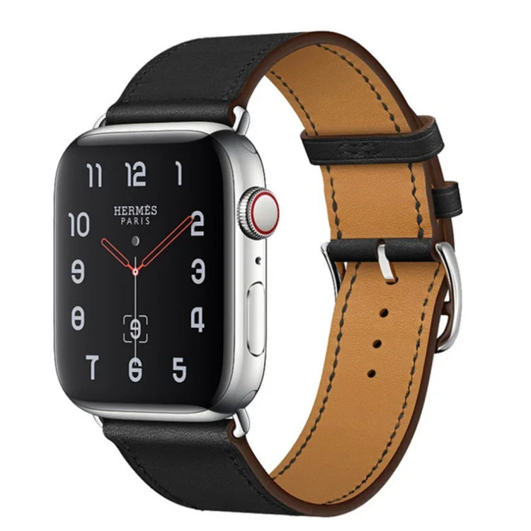 Dây đồng hồ thay thế bằng da, dành cho Apple Watch Series 7 41mm / 6 & SE & 5 & 4 40mm / 3 & 2 & 1 38mm, dành cho Apple Watch Series 7 45mm / 6 & SE & 5 & 4 44mm / 3 & 2 & 1 42mm