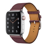 Dây đồng hồ thay thế bằng da, dành cho Apple Watch Series 7 41mm / 6 & SE & 5 & 4 40mm / 3 & 2 & 1 38mm, dành cho Apple Watch Series 7 45mm / 6 & SE & 5 & 4 44mm / 3 & 2 & 1 42mm