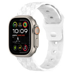 Dây đồng hồ silicone họa tiết bóng đá, dành cho Apple Watch Ultra 2 49mm, dành cho Apple Watch 9 45mm, dành cho Apple Watch 9 41mm, dành cho Apple Watch Ultra 49mm